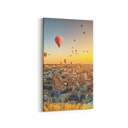 Olla 14065DD Doğa / Manzara Görseli Dikey Dar Kanvas Tablo (Ölçü: 30X60)