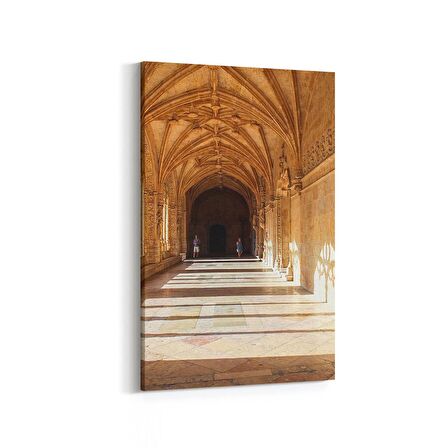 Olla 18852D Yapı Görseli Dikey Kanvas Tablo (Ölçü: 60X90)