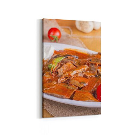 Olla 15182D Gıda Görseli Dikey Kanvas Tablo (Ölçü: 60X90)