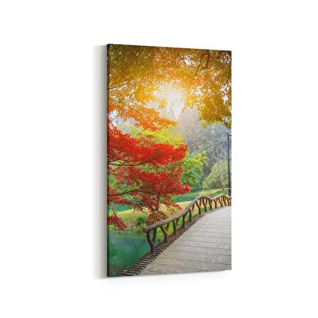 Olla 13921DD Doğa / Manzara Görseli Dikey Dar Kanvas Tablo (Ölçü: 30X60)