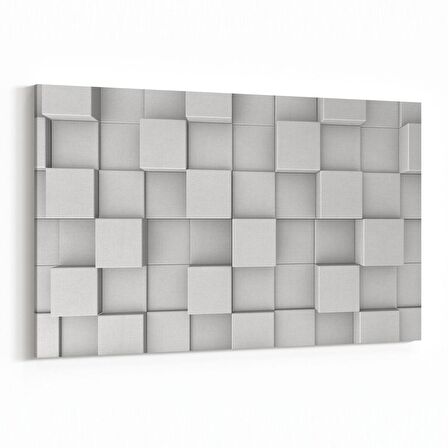 Olla 10021Y Abstract 3 Boyut Görsel Yatay Kanvas Tablo (Ölçü: 90X60)