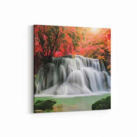 Olla 13635K Doğa / Manzara Görseli Kare Kanvas Tablo (Ölçü: 40X40)