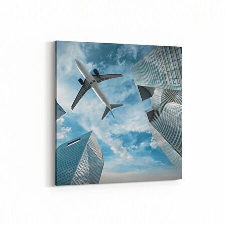 Olla 18713K Yapı Görseli Kare Kanvas Tablo (Ölçü: 25X25)