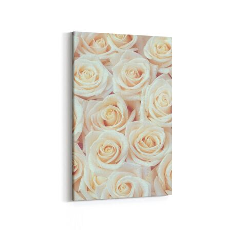 Olla 11632D Çiçek Görseli Dikey Kanvas Tablo (Ölçü: 20X30)