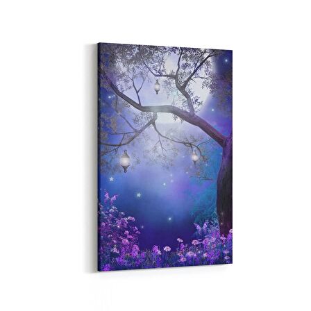 Olla 14435D Doğa / Manzara Görseli Dikey Kanvas Tablo (Ölçü: 100X150)