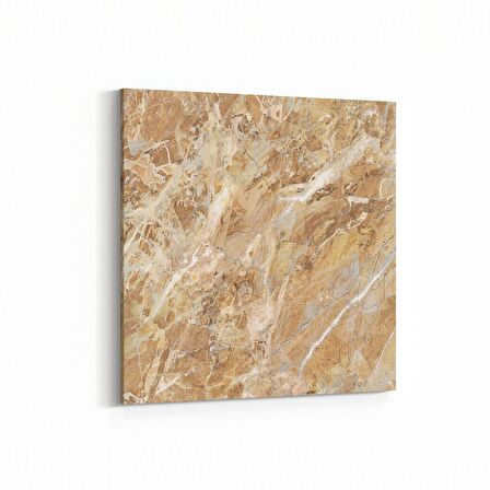 Olla 16696K Mermer Desen Görsel Kare Kanvas Tablo (Ölçü: 25X25)