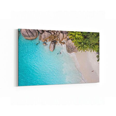 Olla 16503Y Kumsal / Sahil Görseli Yatay Kanvas Tablo (Ölçü: 120X80)