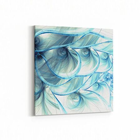 Olla 10322K Abstract Görsel Kare Kanvas Tablo (Ölçü: 60X60)