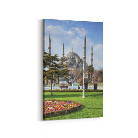 Olla 18138D Yapı Görseli Dikey Kanvas Tablo (Ölçü: 60X90)