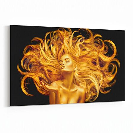 Olla 16309Y Kuaför / Berber Görseli Yatay Kanvas Tablo (Ölçü: 90X60)