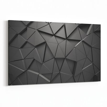 Olla 10041Y Abstract 3 Boyut Görsel Yatay Kanvas Tablo (Ölçü: 100X70)