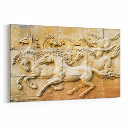Olla 16295Y Heykel / Sanat Görseli Yatay Kanvas Tablo (Ölçü: 45X30)