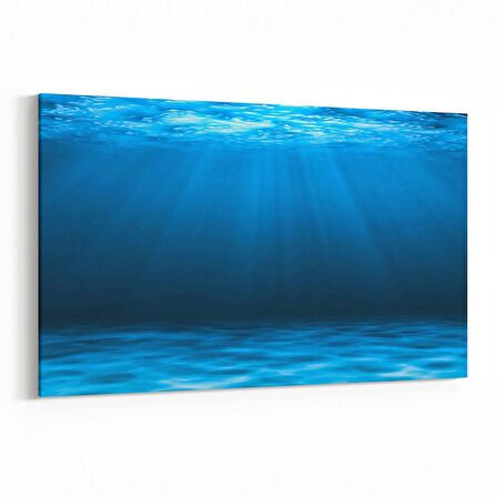 Olla 12975Y Deniz / Okyanus Görseli Yatay Kanvas Tablo (Ölçü: 30X20)