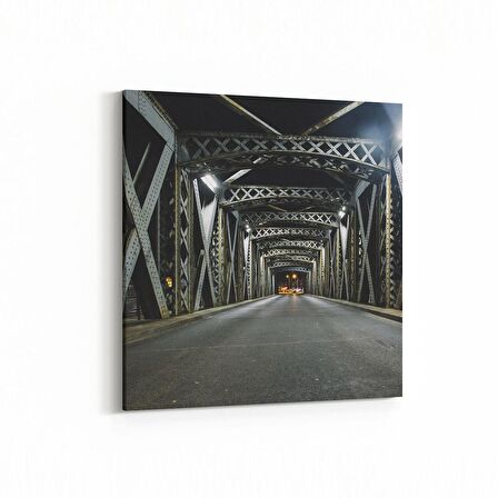 Olla 18749K Yapı Görseli Kare Kanvas Tablo (Ölçü: 30X30)