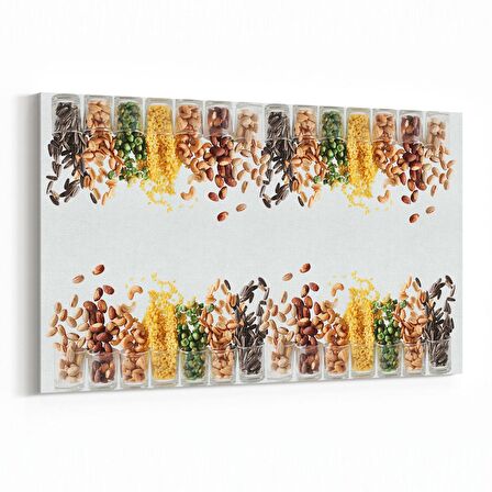 Olla 15000Y Gıda Görseli Yatay Kanvas Tablo (Ölçü: 70X50)