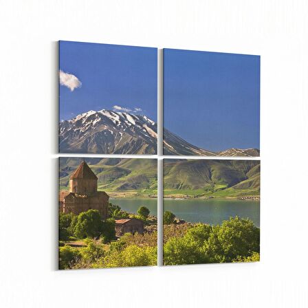 Olla 14547K4 Doğa / Manzara Görseli Kare 4'lü Kanvas Tablo (Ölçü: 65X65)