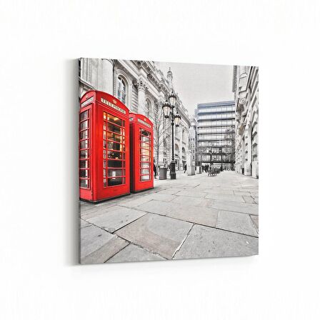 Olla 18961K4 Yapı Görseli Kare 4'lü Kanvas Tablo (Ölçü: 145X145)