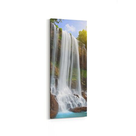 Olla 13802DI Doğa / Manzara Görseli Dikey İnce Kanvas Tablo (Ölçü: 40X120)