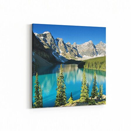 Olla 13594K Doğa / Manzara Görseli Kare Kanvas Tablo (Ölçü: 25X25)