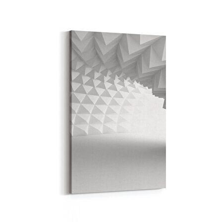 Olla 10439D Abstract Tünel Görsel Dikey Kanvas Tablo (Ölçü: 60X90)