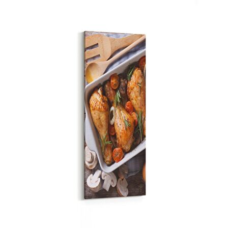 Olla 15131DI Gıda Görseli Dikey İnce Kanvas Tablo (Ölçü: 40X120)