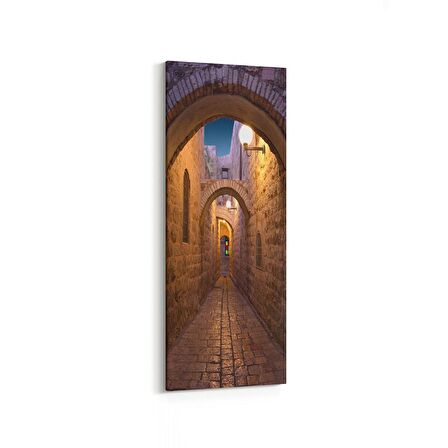 Olla 18501DI Yapı Görseli Dikey İnce Kanvas Tablo (Ölçü: 30X90)
