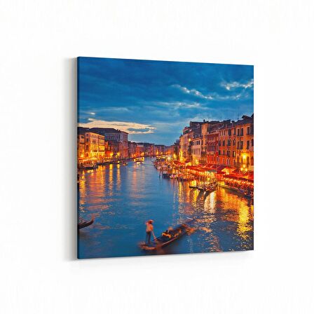 Olla 18613K4 Yapı Görseli Kare 4'lü Kanvas Tablo (Ölçü: 125X125)