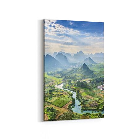 Olla 13901D Doğa / Manzara Görseli Dikey Kanvas Tablo (Ölçü: 100X150)