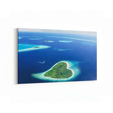 Olla 16396Y Kumsal / Sahil Görseli Yatay Kanvas Tablo (Ölçü: 30X20)