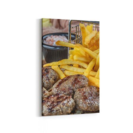 Olla 15049D Gıda Görseli Dikey Kanvas Tablo (Ölçü: 60X90)