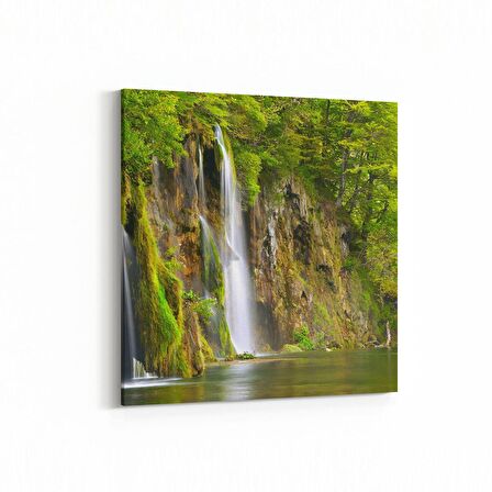 Olla 13304K Doğa / Manzara Görseli Kare Kanvas Tablo (Ölçü: 25X25)