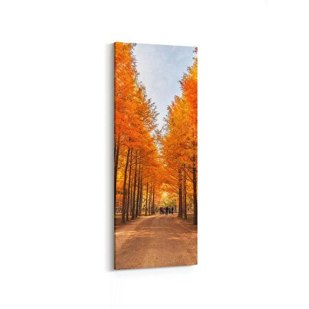 Olla 14487DI Doğa / Manzara Görseli Dikey İnce Kanvas Tablo (Ölçü: 40X120)