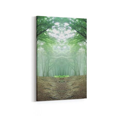 Olla 14490D Doğa / Manzara Görseli Dikey Kanvas Tablo (Ölçü: 60X90)