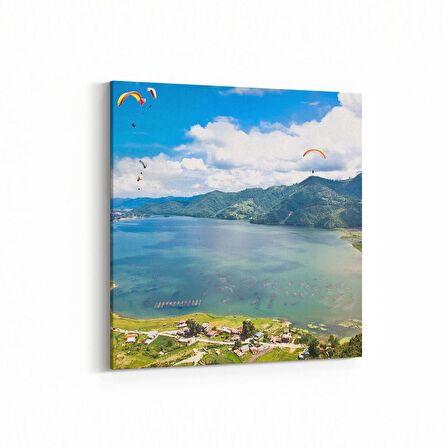 Olla 13601K Doğa / Manzara Görseli Kare Kanvas Tablo (Ölçü: 25X25)