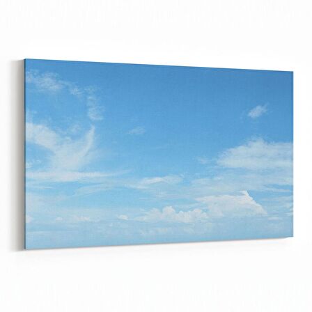 Olla 15812Y Gökyüzü Bulut Görseli  Yatay Kanvas Tablo (Ölçü: 45X30)