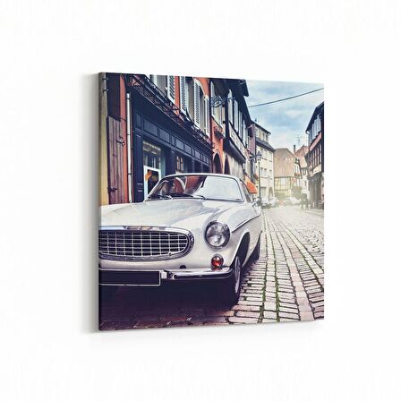 Olla 12277K Araç Görseli Kare Kanvas Tablo (Ölçü: 25X25)