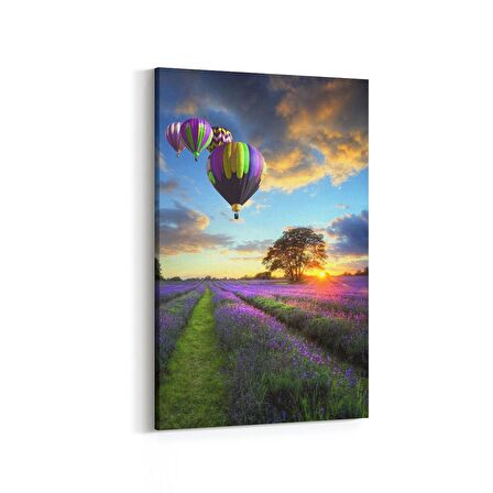 Olla 16119D Günbatımı Görseli Dikey Kanvas Tablo (Ölçü: 100X150)