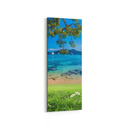 Olla 13383DI Doğa / Manzara Görseli Dikey İnce Kanvas Tablo (Ölçü: 40X120)