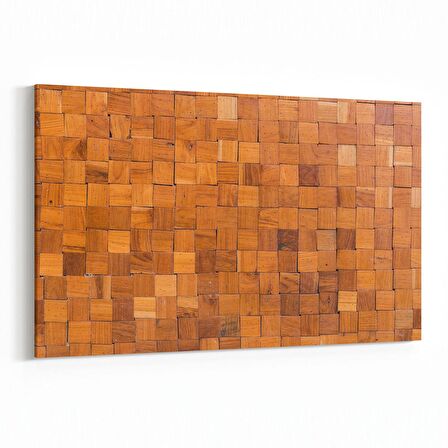 Olla 12000Y Ahşap Desen Görseli Yatay Kanvas Tablo (Ölçü: 45X30)