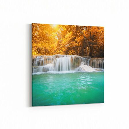 Olla 13913K Doğa / Manzara Görseli Kare Kanvas Tablo (Ölçü: 25X25)