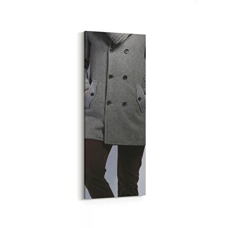 Olla 16870DI Model / Manken Görseli Dikey İnce Kanvas Tablo (Ölçü: 40X120)