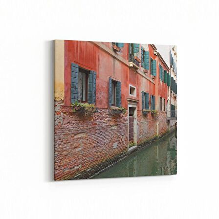 Olla 18840K4 Yapı Görseli Kare 4'lü Kanvas Tablo (Ölçü: 65X65)