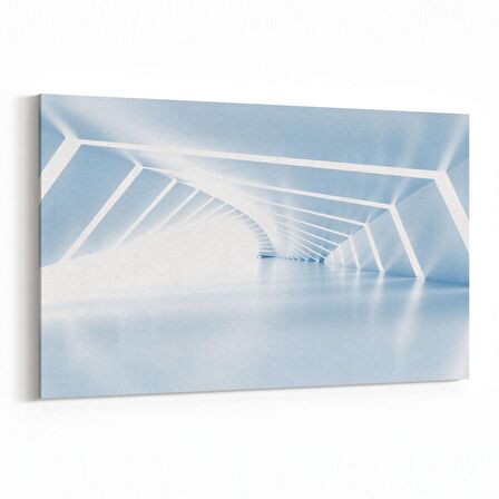 Olla 10437Y Abstract Tünel Görsel Yatay Kanvas Tablo (Ölçü: 120X80)