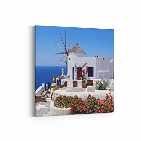 Olla 18518K Yapı Görseli Kare Kanvas Tablo (Ölçü: 25X25)