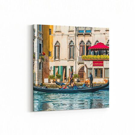 Olla 17914K Yapı Görseli Kare Kanvas Tablo (Ölçü: 30X30)