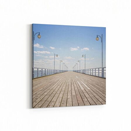 Olla 18159K Yapı Görseli Kare Kanvas Tablo (Ölçü: 30X30)