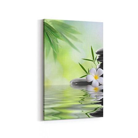 Olla 17110D Spa / Masaj Görseli Dikey Kanvas Tablo (Ölçü: 100X150)
