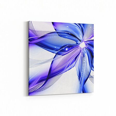 Olla 10418K Abstract Görsel Kare Kanvas Tablo (Ölçü: 25X25)