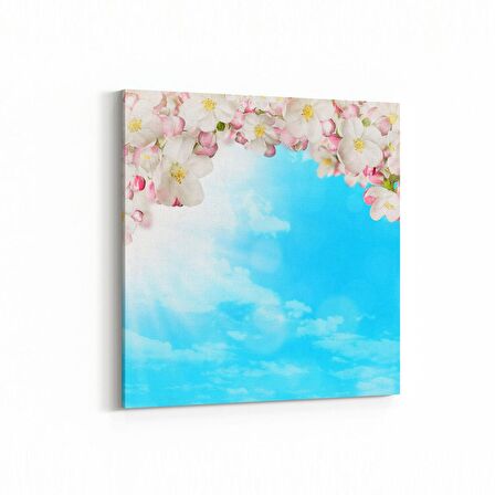 Olla 10721K Ağaç Görseli Kare Kanvas Tablo (Ölçü: 100X100)