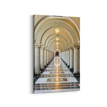 Olla 18806D Yapı Görseli Dikey Kanvas Tablo (Ölçü: 60X90)